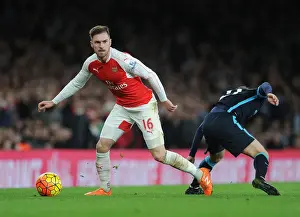 Arsenal V Manchester City 2015-16 Prints: Clash of Titans: Arsenal vs Manchester City - Premier League Showdown, December 2015