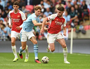 Clash of the Titans: Arsenal vs Manchester City - Rice vs Stones in the FA Community Shield Showdown