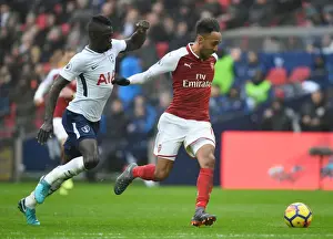 Tottenham Hotspur V Arsenal 2017-18 Prints: Clash of Titans: Aubameyang vs Sanchez - Tottenham vs Arsenal, Premier League 2018