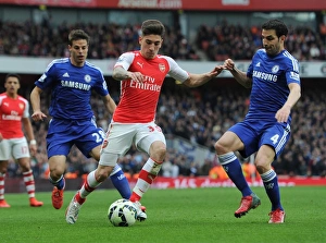 Arsenal V Chelsea 2014/15 Prints: Clash of Titans: Bellerin vs Azpilicueta