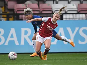 Arsenal Women V Chelsea Women 2020-21 Prints: Clash of Titans: Beth Mead vs. Ji So-Yun - Arsenal Women vs. Chelsea Women