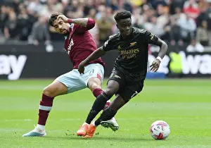 Clash of Titans: Bukayo Saka vs. Lucas Paqueta - West Ham United vs. Arsenal FC, Premier League 2022-23
