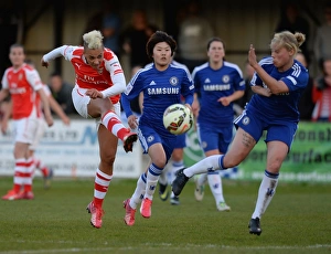 Chelsea Ladies V Arsenal Ladies 30/4/15 Prints: Clash of Titans: Chelsea Ladies vs. Arsenal Ladies - Intense WSL Showdown