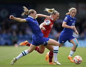Images Dated 21st May 2023: Clash of Titans: Chelsea vs. Arsenal - FA Women's Super League Showdown