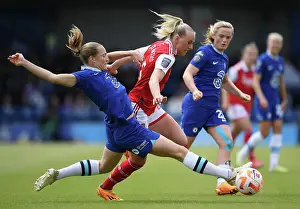 Chelsea Women V Arsenal Women 2022-23 Prints: Clash of Titans: FA Women's Super League Showdown - Chelsea vs. Arsenal (2022-23)