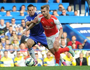 Chelsea V Arsenal 2014-15 Prints: Clash of Titans: Jack Wilshere vs