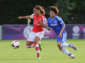 Chelsea Ladies V Arsenal Ladies 2014 Prints: Clash of Titans: Ji So Yun vs. Alex Scott in WSL Showdown
