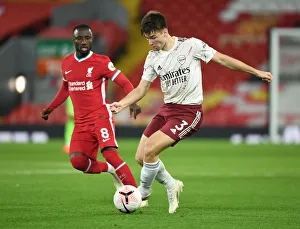 Liverpool V Arsenal 2020-21 Prints: Clash of Titans: Kieran Tierney vs