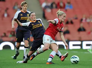 Arsenal Ladies V Liverpool LFC - 2013 Prints: Clash of Titans: Kim Little vs