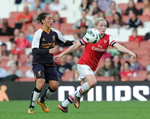 Arsenal Ladies V Liverpool LFC - 2013 Prints: Clash of Titans: Kim Little vs