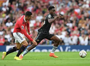 Clash of Titans: Lokonga vs. Ronaldo - Manchester United vs. Arsenal (Premier League 2022-23): A Battle of Stars at Old Trafford