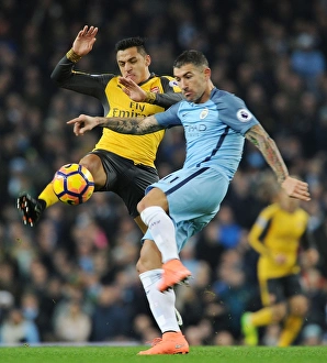 Manchester City V Arsenal 2016-17 Prints: Clash of Titans: Manchester City vs. Arsenal, Premier League Showdown (December 2016)