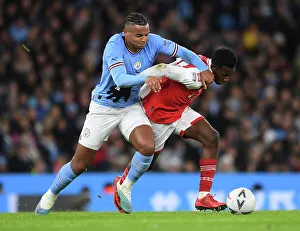 Manchester City V Arsenal 2022-23 Prints: Clash of Titans: Manchester City vs. Arsenal - FA Cup Fourth Round Showdown