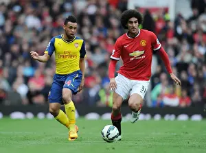 Manchester United V Arsenal 2014-15 Prints: Clash of Titans: Manchester United vs Arsenal (2014-15) - Battle for Premier League Glory