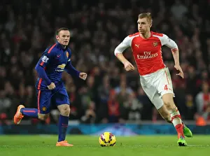 Clash of Titans: Per Mertesacker vs Wayne Rooney - Arsenal v Manchester United, Premier League 2014