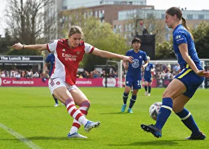 Arsenal Women V Chelsea Women FA Cup 1/2 Final 2021-22 Prints: Clash of Titans: Miedema vs. Nouwen - Arsenal vs. Chelsea Women's FA Cup Semi-Final