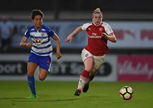 Arsenal Women V Reading Women 2017-18 Prints: Clash of Titans: Mitchell vs. Williams in Arsenal Women vs. Reading Ladies WSL Showdown