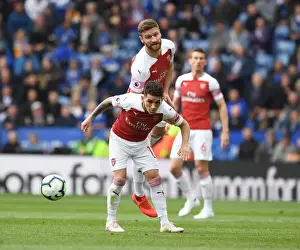 Leicester City V Arsenal 2018-19 Prints: Clash of Titans: Mustafi vs. Torreira - Leicester City vs