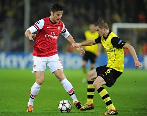 Clash of Titans: Olivier Giroud vs. Sven Bender - Borussia Dortmund vs. Arsenal, UEFA Champions League (2013)