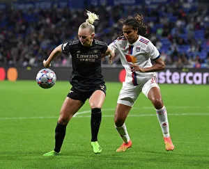 Olympic Lyonnais V Arsenal Women 2022-23 Prints: Clash of Titans: Olympique Lyonnais vs