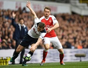Images Dated 30th April 2017: Clash of Titans: Ramsey vs. Vertonghen - Tottenham vs. Arsenal, Premier League 2016-17