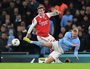 Clash of Titans: Rob Holding vs Erling Haaland - Manchester City vs Arsenal, Emirates FA Cup Fourth Round