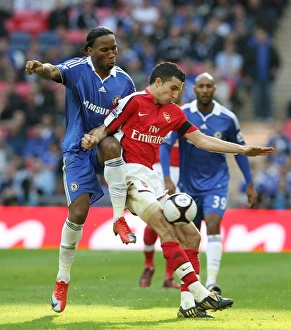 Clash of Titans: RvP vs Drogba, Arsenal 1:2 Chelsea, FA Cup Semi Final, Wembley Stadium, London, 2009