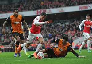 Arsenal V Hull City - FA Cup 2015-16 Prints: Clash of Titans: Sanchez vs. Davies in FA Cup Battle at Emirates