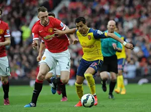 Manchester United V Arsenal 2014-15 Prints: Clash of Titans: Sanchez vs Jones - Premier League Showdown (2014-15)