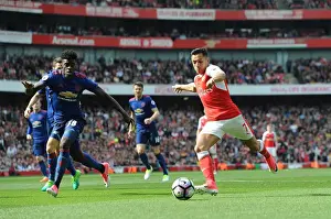 Arsenal V Manchester United 2016-17 Prints: Clash of Titans: Sanchez vs Tuanzebe - Arsenal vs Manchester United