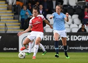 Images Dated 11th May 2019: Clash of Titans: Schnaderbeck vs. Weir in Arsenal Women vs. Manchester City Women Showdown