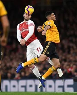 Clash of Titans: Sead Kolasinac vs. Raul Jimenez - Arsenal vs. Wolverhampton Wanderers, Premier League 2018-19