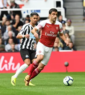 Newcastle United V Arsenal 2018-19 Prints: Clash of Titans: Sokratis vs. Ayoze Perez - Newcastle United vs