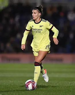 Chelsea Women V Arsenal Women 2021-22 Prints: Clash of Titans: Steph Catley's Battle in FA WSL: Chelsea Women vs Arsenal Women