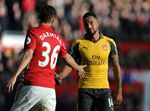 Clash of Titans: Walcott vs. Darmian - Manchester United vs. Arsenal Premier League Showdown (2016-17)