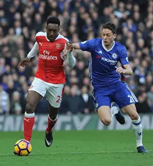 Chelsea V Arsenal 2016-17 Prints: Clash of Titans: Welbeck vs Matic - Chelsea vs Arsenal, Premier League 2016-17