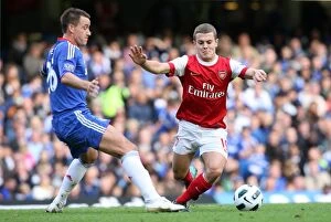 Images Dated 3rd October 2010: Clash of Titans: Wilshere vs Terry in Chelsea's 2-0 Victory over Arsenal