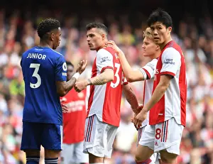 Clash of Titans: Xhaka vs Firpo in Arsenal's Battle against Leeds United (2021-22)