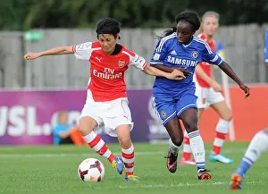 Chelsea Ladies V Arsenal Ladies 2014 Prints: Clash of Titans: Yakuri Kinga vs. Eniola Aluko - Arsenal vs. Chelsea WSL Showdown