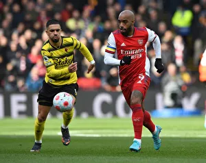 Clash at Vicarage Road: Lacazette vs. Watford Defender