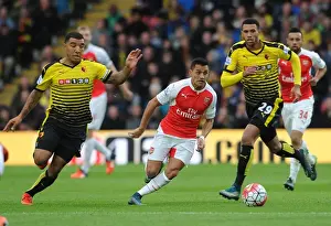Clash at Vicarage Road: Sanchez vs Capoue and Deeney - Arsenal's Star Forward Tangles with Watford Duo
