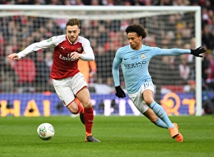 Clash at Wembley: Chambers vs Sane - Arsenal vs Manchester City Carabao Cup Final