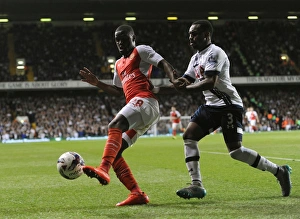 Tottenham Hotspur V Arsenal Capital One Cup 2015/16 Prints: Clash at White Hart Lane: Campbell vs. Rose - A Battle for Football Supremacy