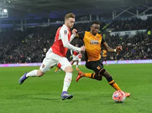 15/16 Hull City V Arsenal FA Cup Prints: Clash of Wings: Chambers vs. Odubajo - FA Cup Fifth Round Showdown