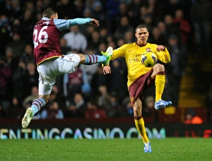 Clash of Wings: Gibbs vs. Weimann - Aston Villa vs. Arsenal, Premier League, 2012