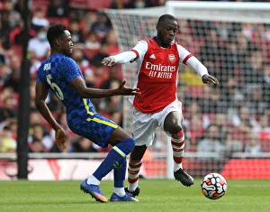 Clash of Wings: Pepe vs. Rahman - Arsenal vs. Chelsea Pre-Season Showdown (2021-22)