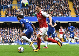 Clash of Wings: Sead Kolasinac vs. Willian - Chelsea vs. Arsenal, Premier League 2017-18
