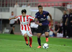 Olympiacos U19 V Arsenal U19 - NextGen 2012:13 Prints: Clash of Young Talents: Angha vs. Pasalis in Olympiacos vs. Arsenal NextGen Series