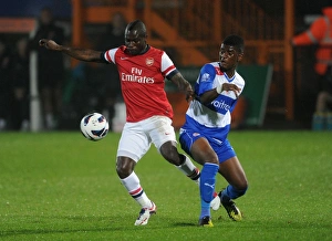 Arsenal U21 V Reading U21 2012-13 Prints: Clash of Young Talents: Frimpong vs. Tshibola in Arsenal U21 vs. Reading U21