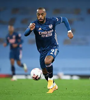 Behind Closed Doors: Alex Lacazette at Etihad Stadium - Arsenal vs. Manchester City, Premier League 2020-21